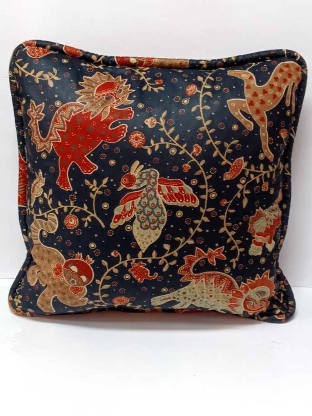 Custom-made Home Decor P. Kaufman China Zoo Cotton Chintz Pillow Chinoiserie
